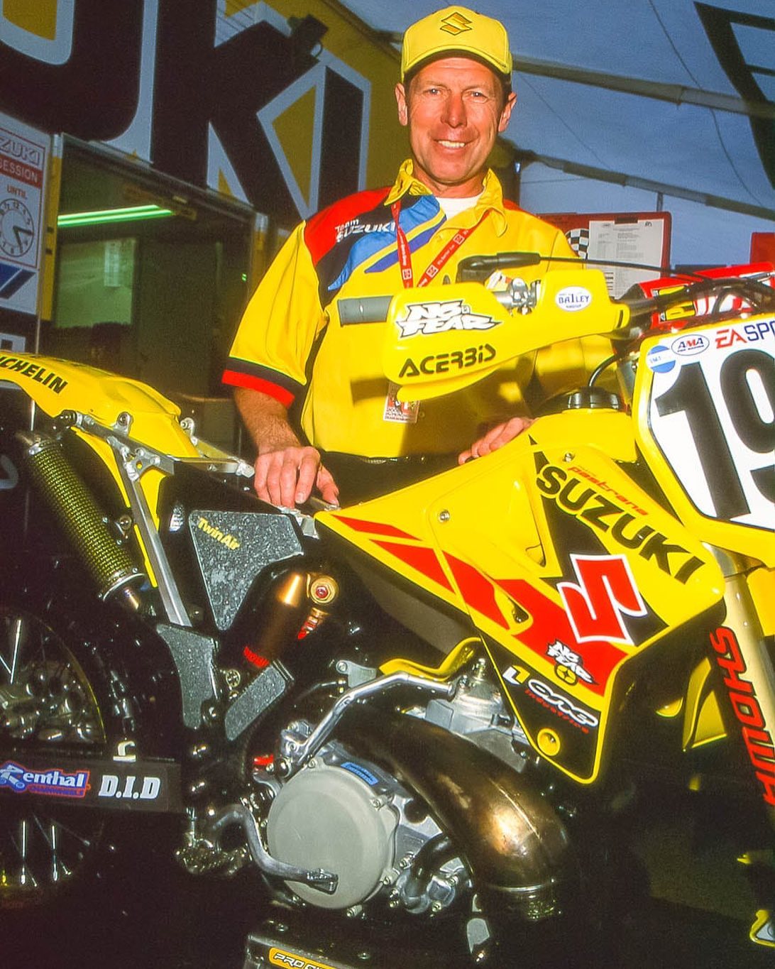 1996 factory Suzuki RM250 two-stroke test