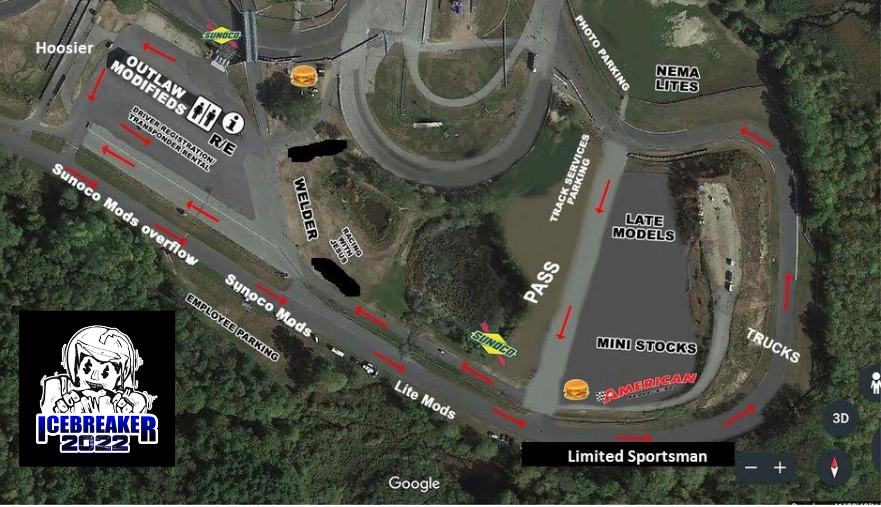 Thompson Speedway Motorsports Park - 🏁 PARKING MAP: Here is the layout ...