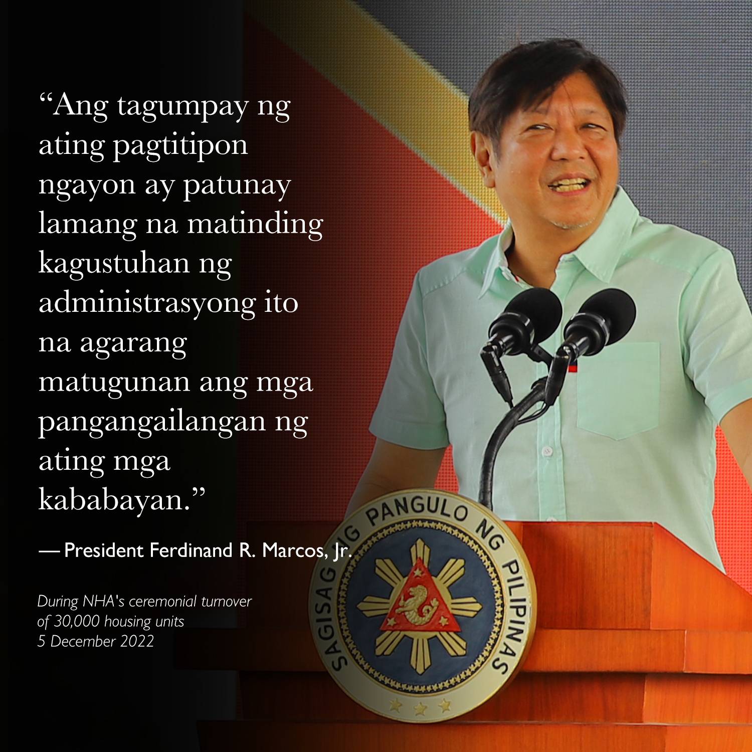 OPAPRU - President Ferdinand R. Marcos Jr. led the simultaneous ...