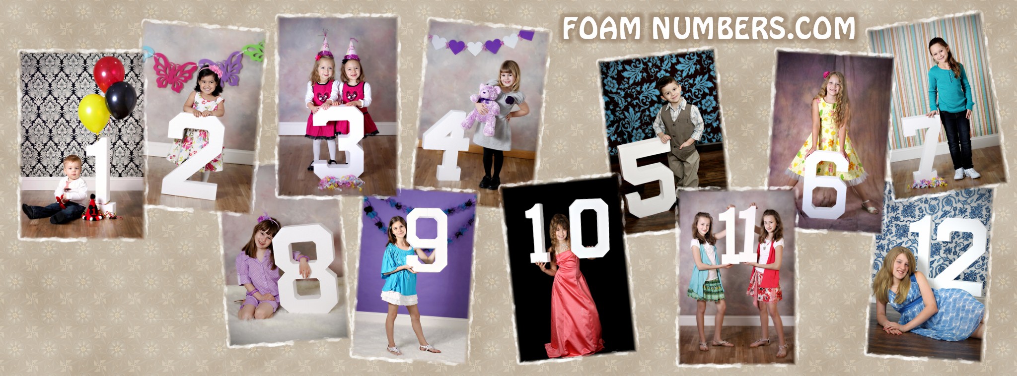 Foam Numbers & Photography Props