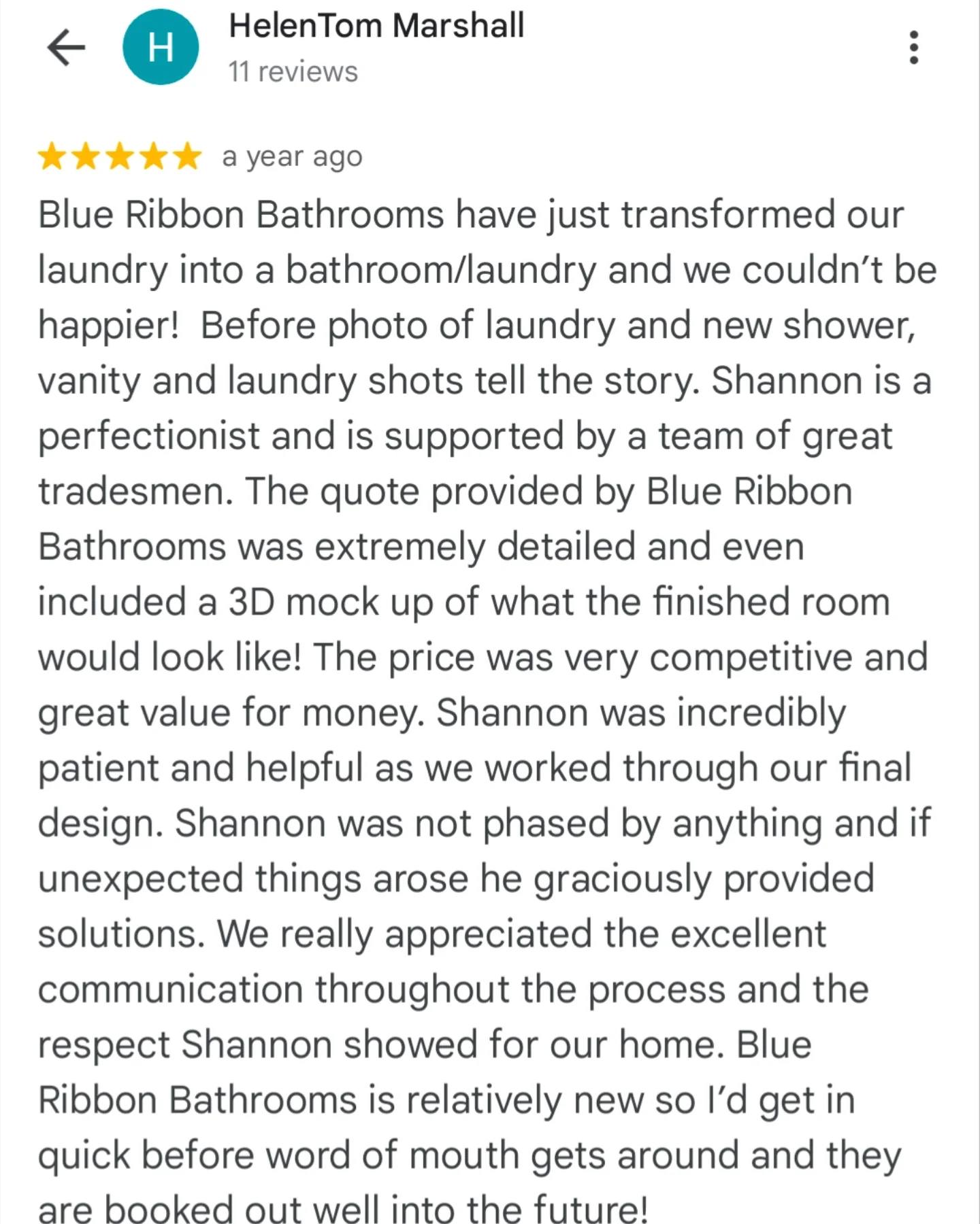 Blue Ribbon Bathrooms