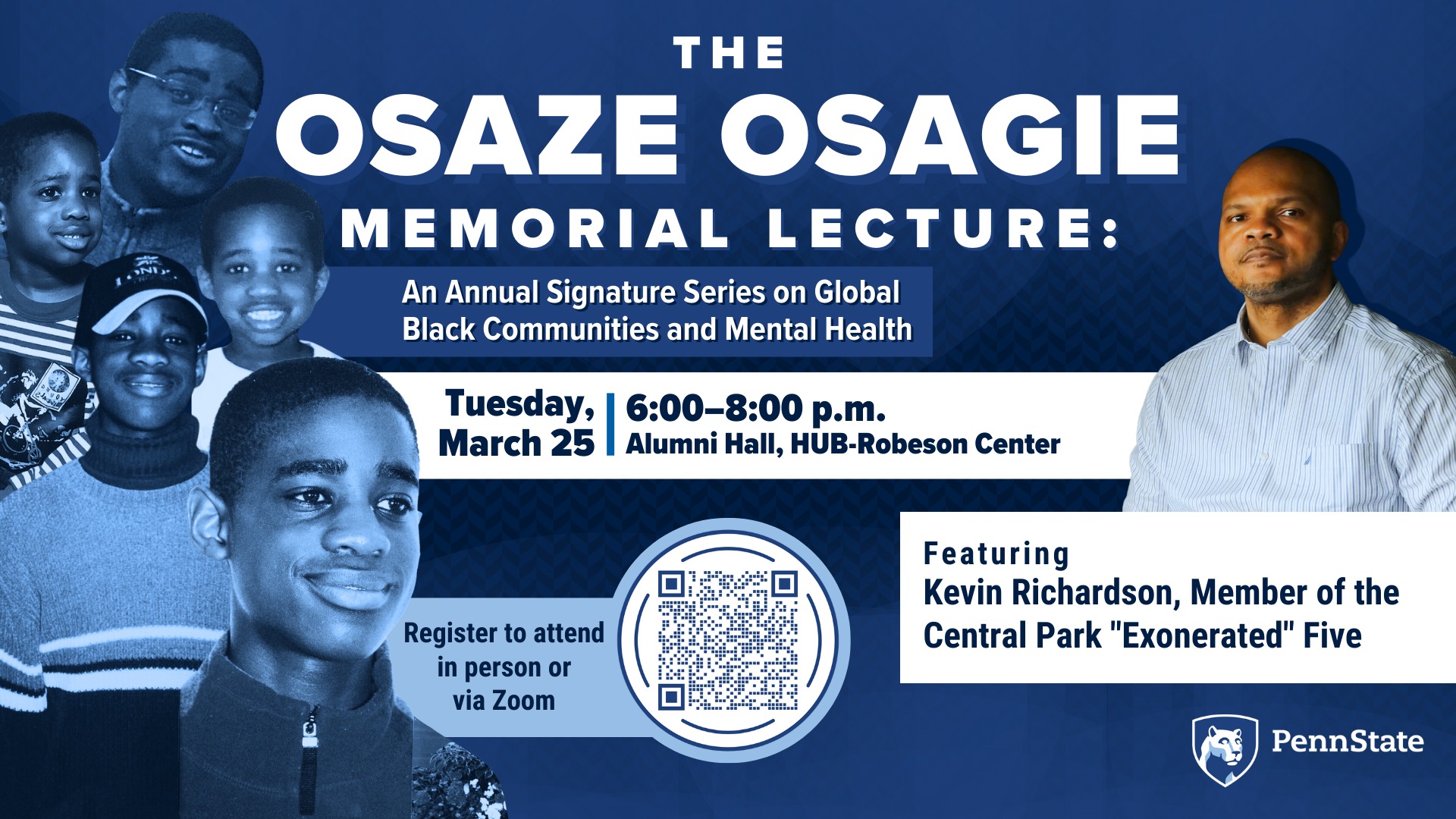 Penn State Global - Join us for the 2025 Osaze Osagie Memorial Lecture ...