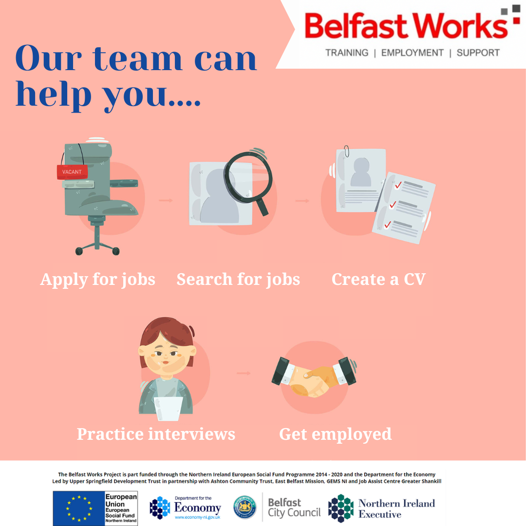 Our local teams are able to help... - Belfast Works Connect