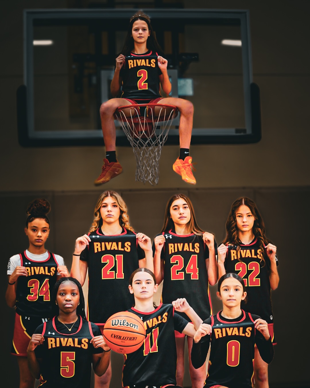 The Girls are ready for... - Maryland Rivals AAU Basketball