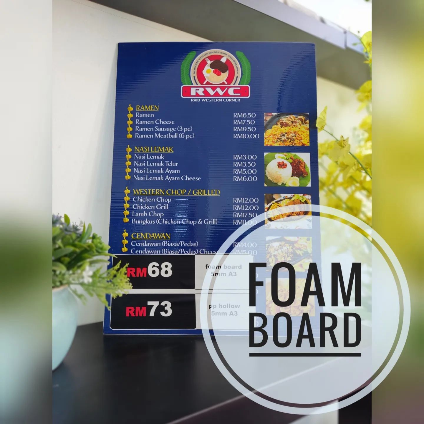 Menu. Material solid. Sesuai untuk... - Banting Printing | Facebook