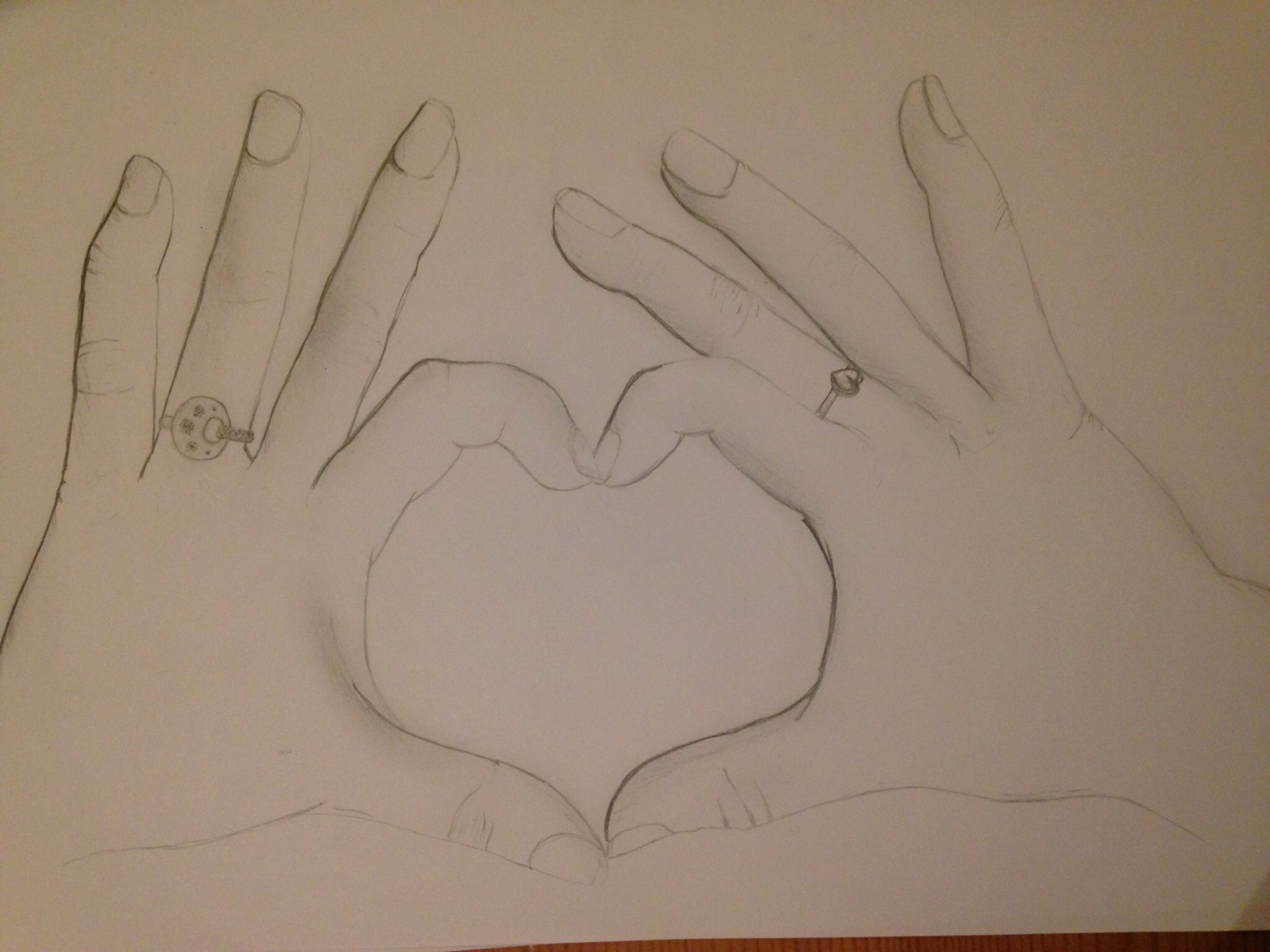 Mains Qui Se Tiennent Dessin