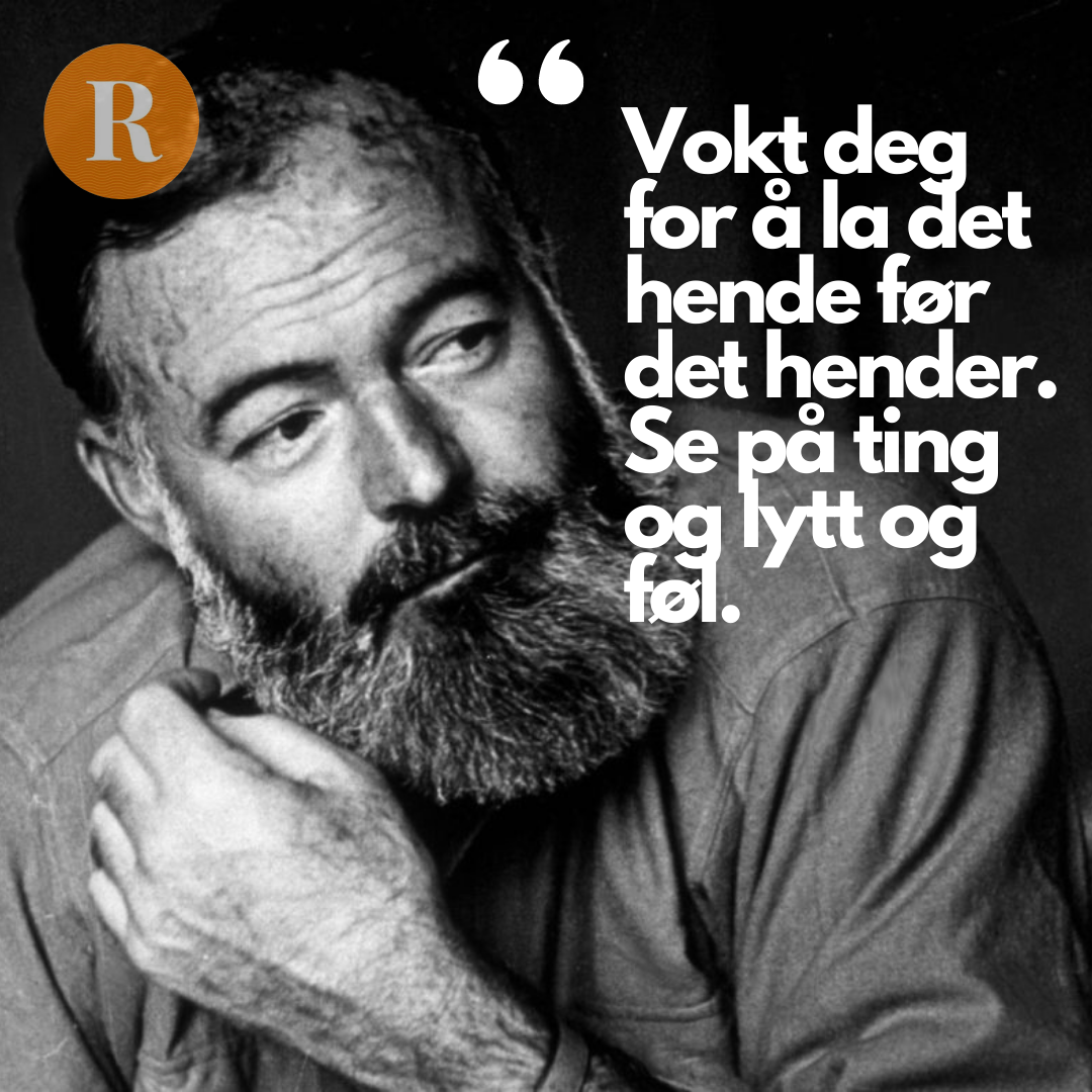 Rapsode - Den heldige vinneren av Hemingways «Edens Hage» er kåret ...