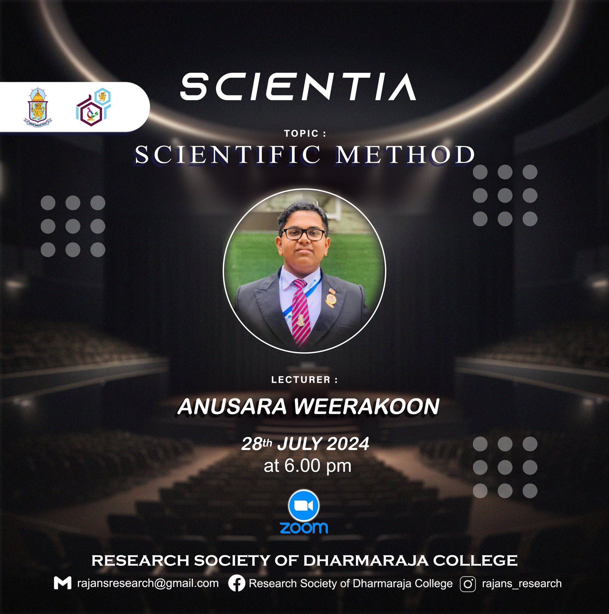 Research Society of Dharmaraja College | Kandy