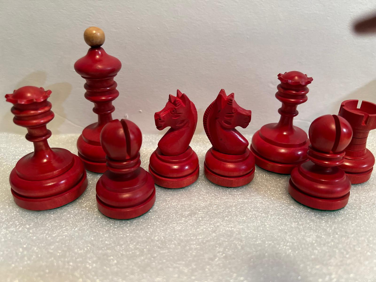 Deutsche Bundesform Schachfiguren Chess Pieces from 1930s Germany