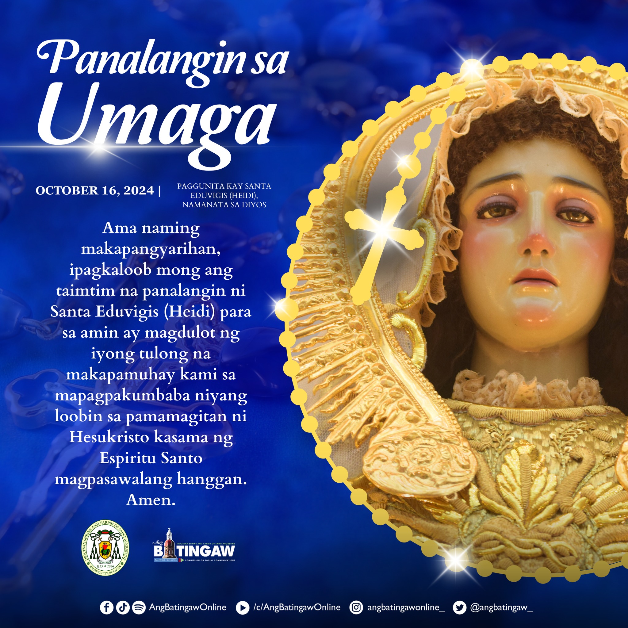 PA... - Ang Batingaw - Saint Augustine Parish Baliwag, Bulacan