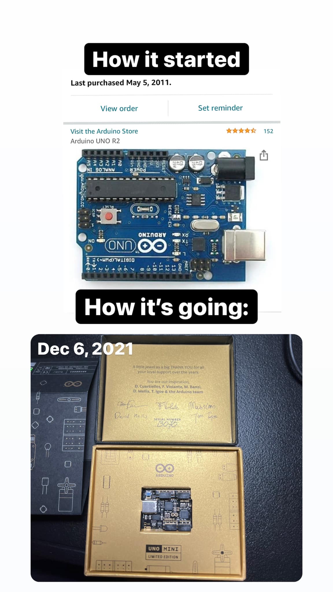 The limited edition Arduino Uno... - Hong's Electronics, LLC
