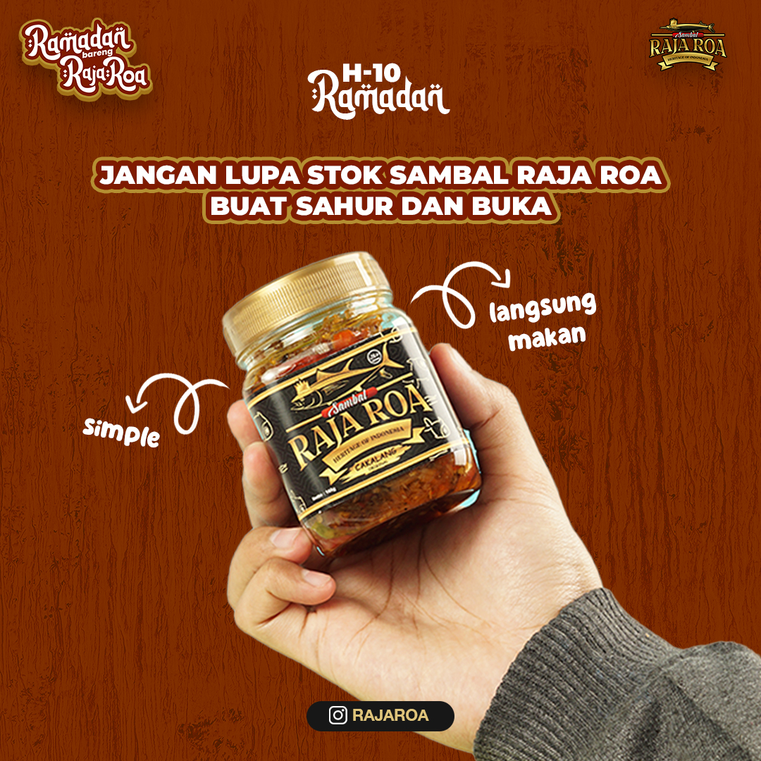 Sambal Raja Roa - Gak terasa nih Ramadhan tinggal 10 hari...