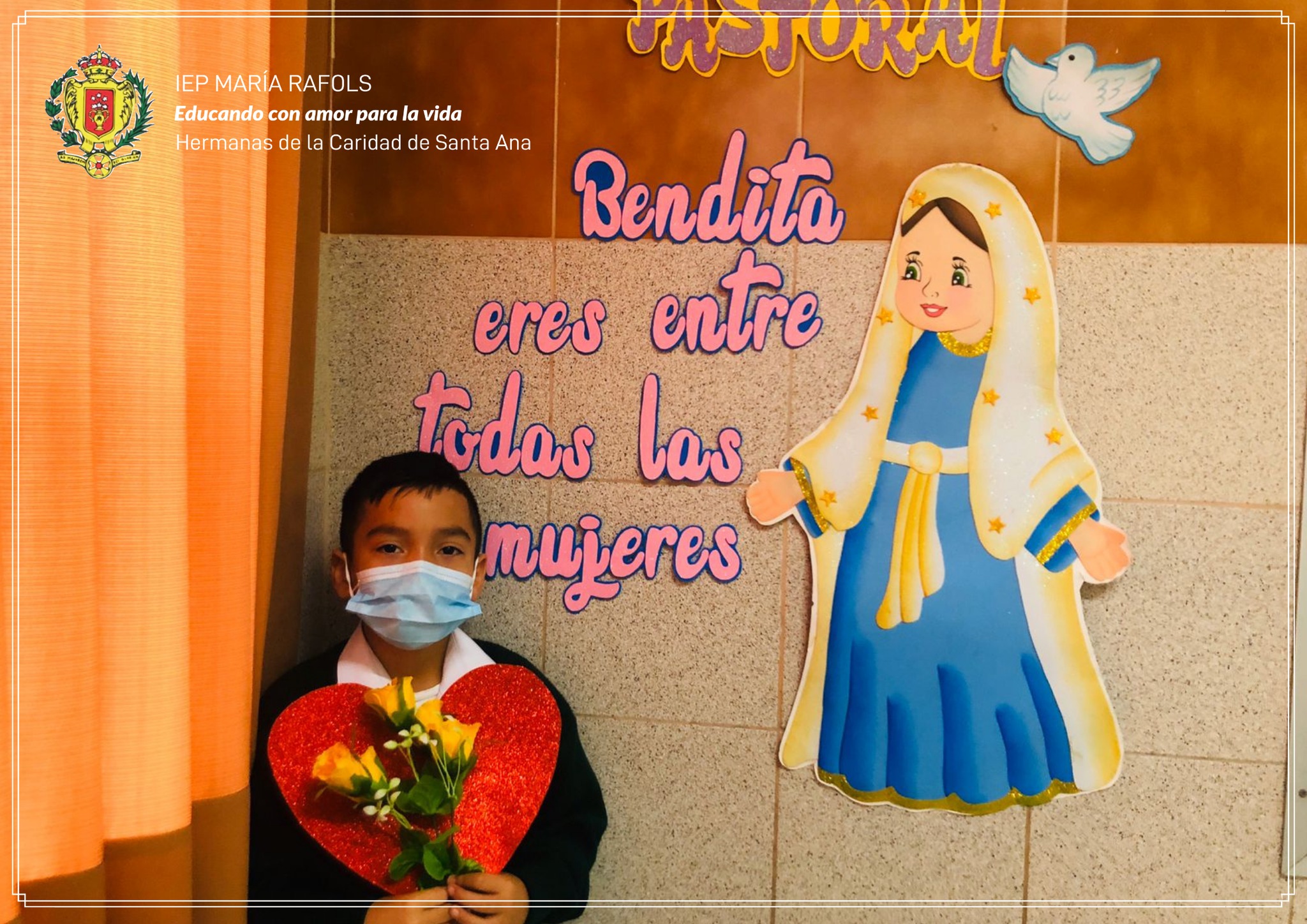 😇👦🏻👧🏻🌷Te saludamos, María.... - IEP 