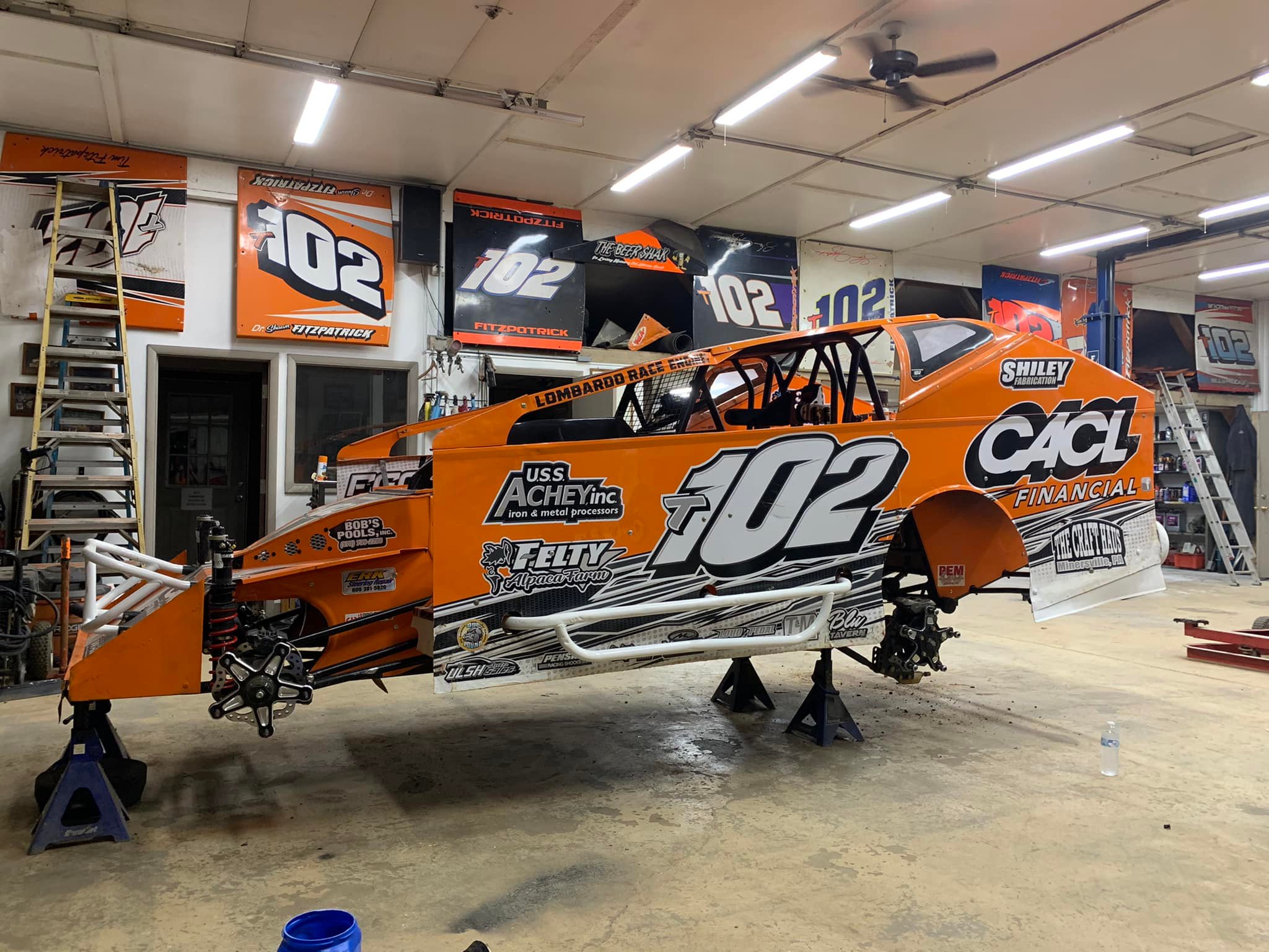 Repairs are nearing completion. Car... - Fitzpatrick Racing