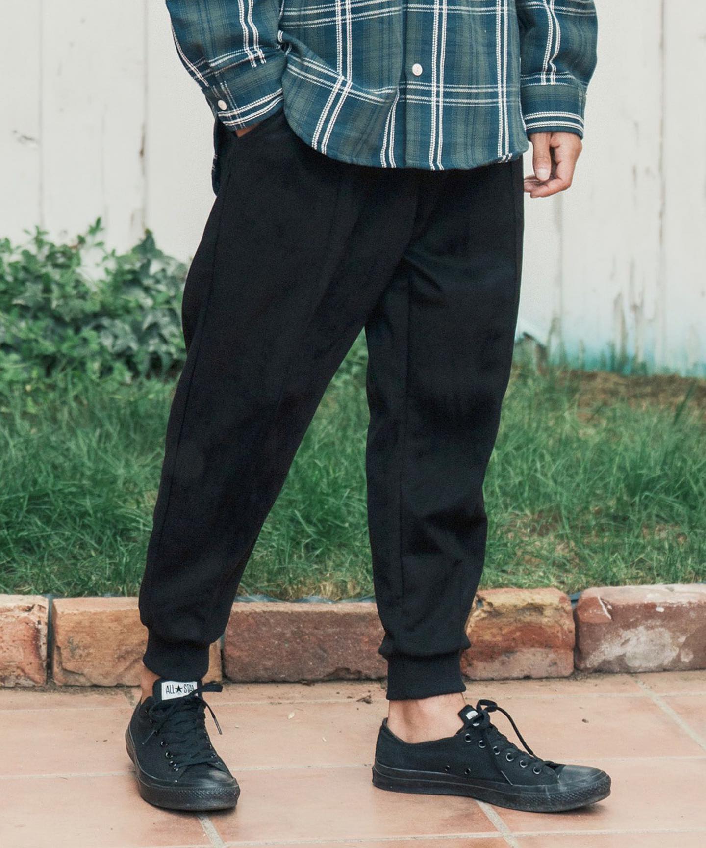 CAMBIO - Stretch Suede Ponti Jogger Pants ストレッチ性が高いスエードポンチ素材を使用したジョガー ...