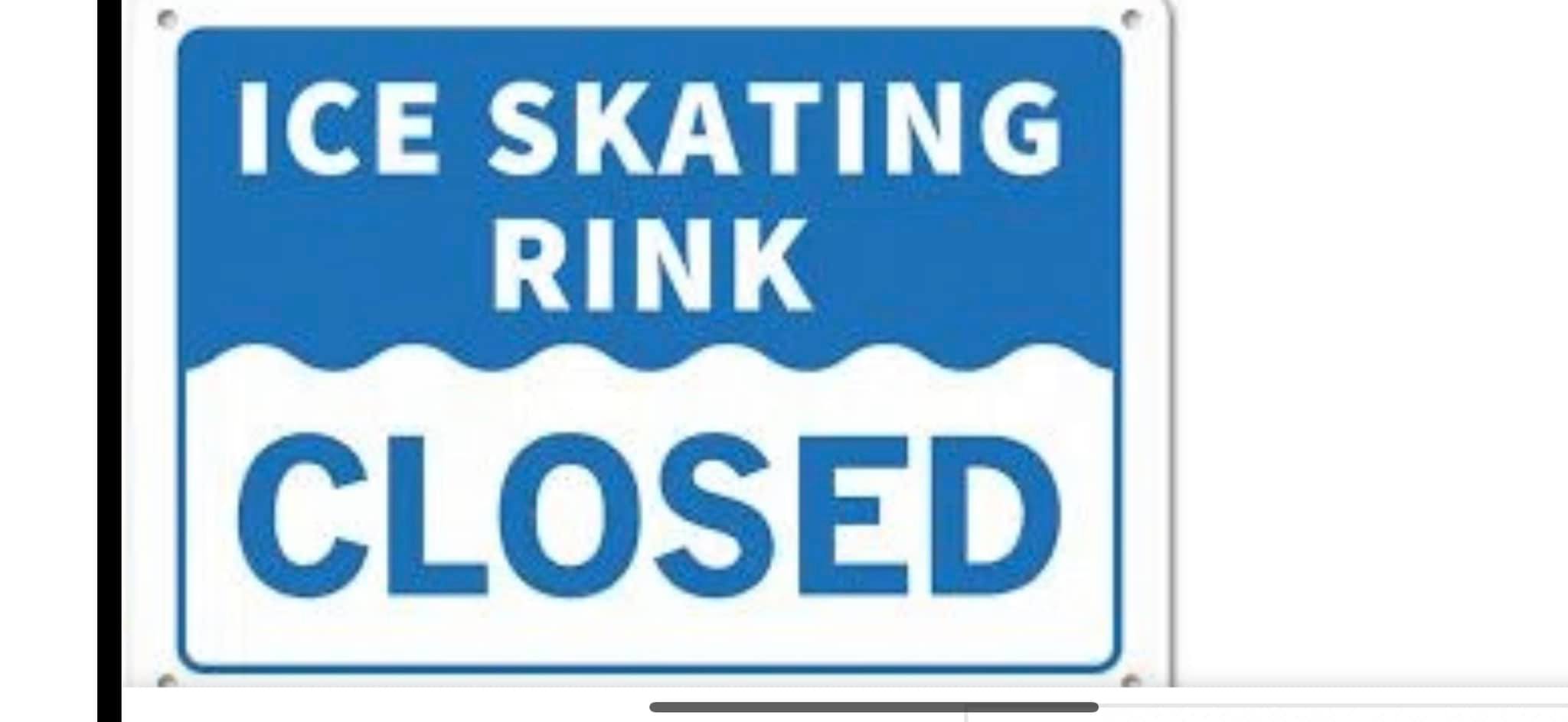 The ice rink is closed for the... - Tioga Park Board