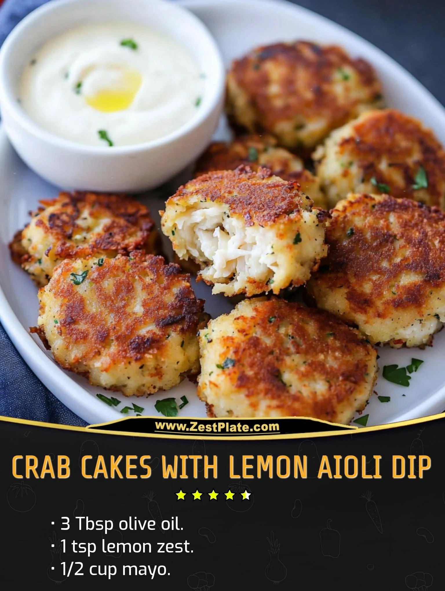 Tasty - Indulge in these homemade crab cakes, loaded with fresh lump ...