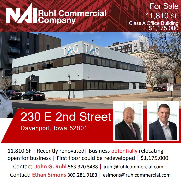 Ethan Simons, NAI Ruhl Commercial Company | Bettendorf IA