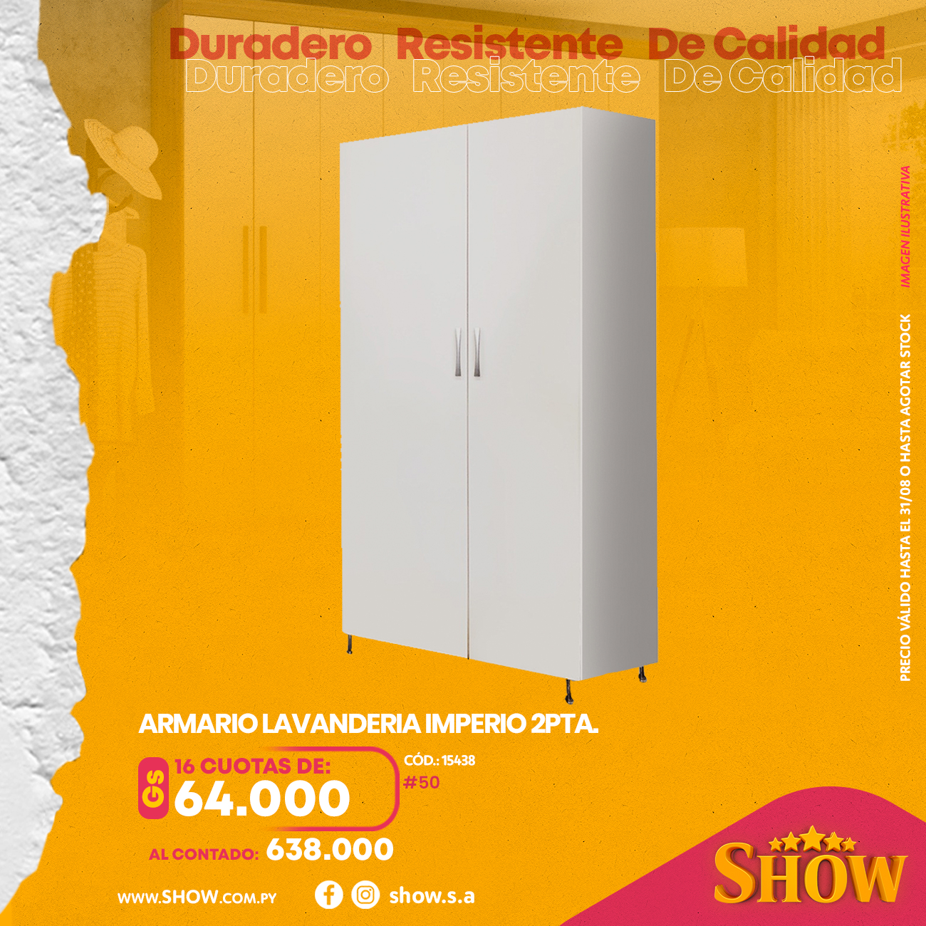 Show S.A. - El armario para lavandería Imperio ofrece...
