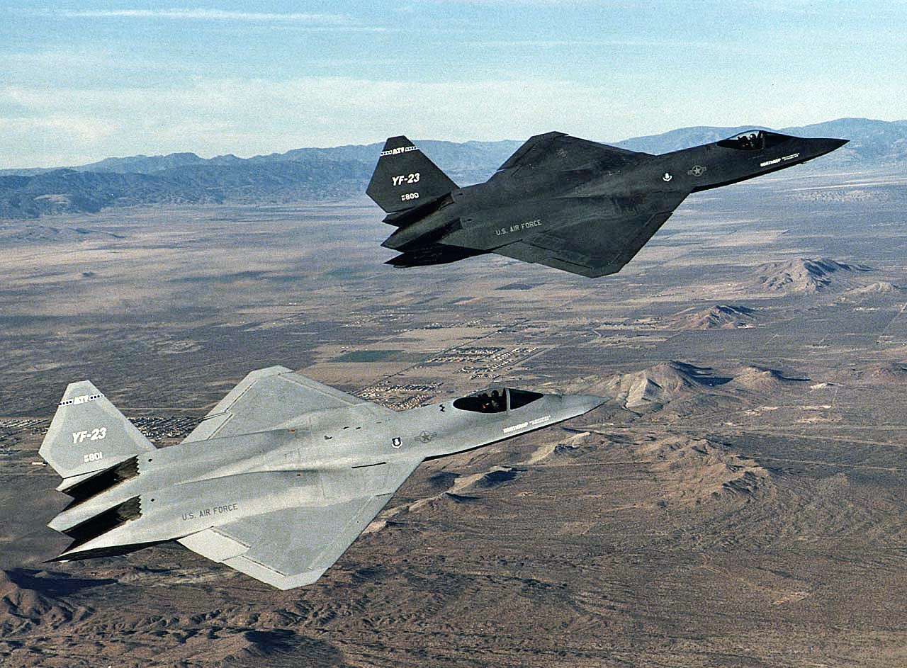 YF-23 Grey Ghost at the Museum of the US Air Force