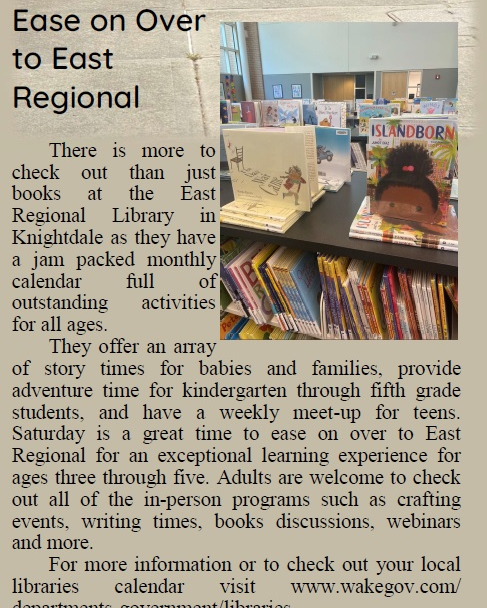 The East Regional Library in... - Neighborhood News