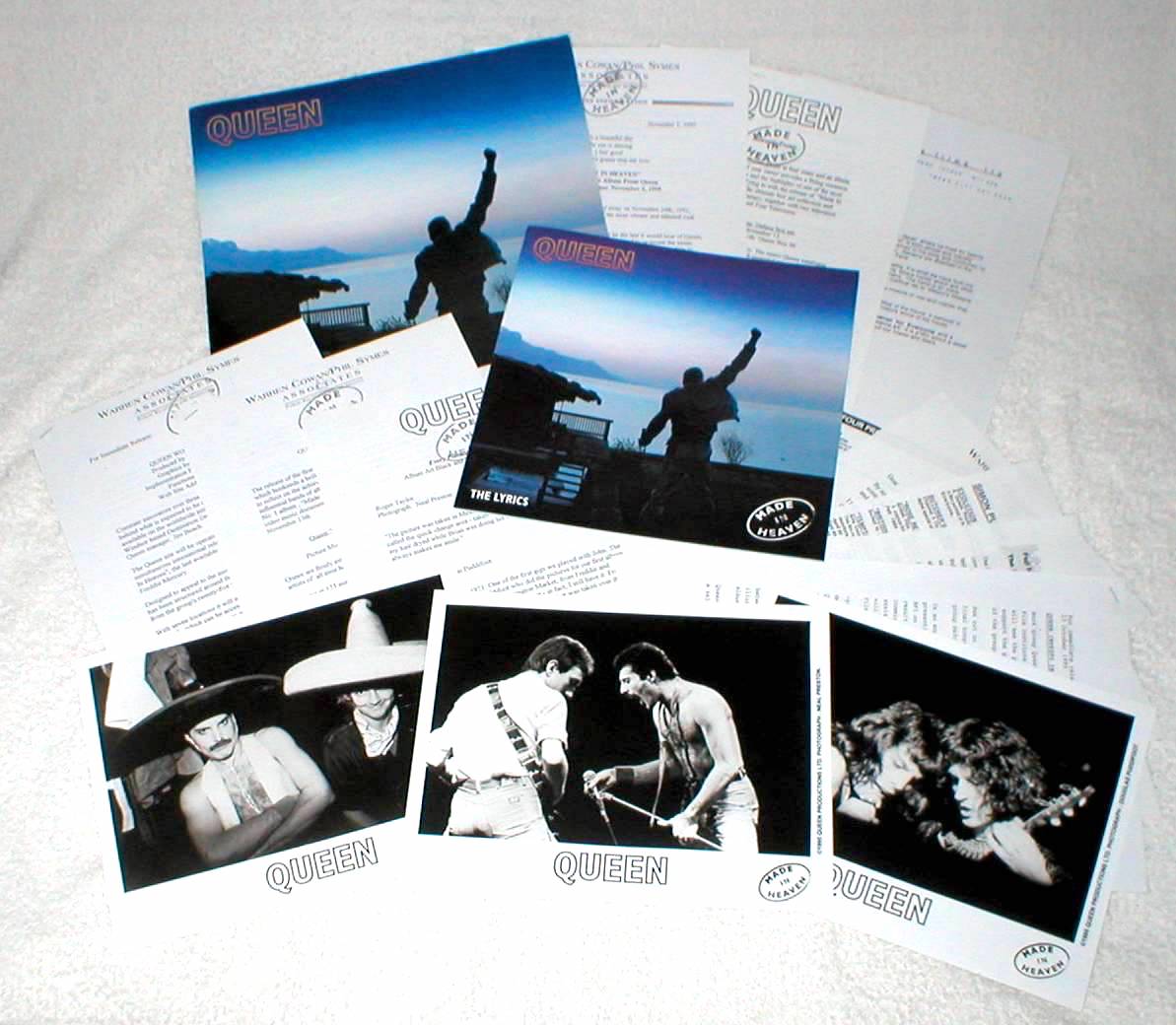 The UK promotional poster for the 'Innuendo' album by Parlophone