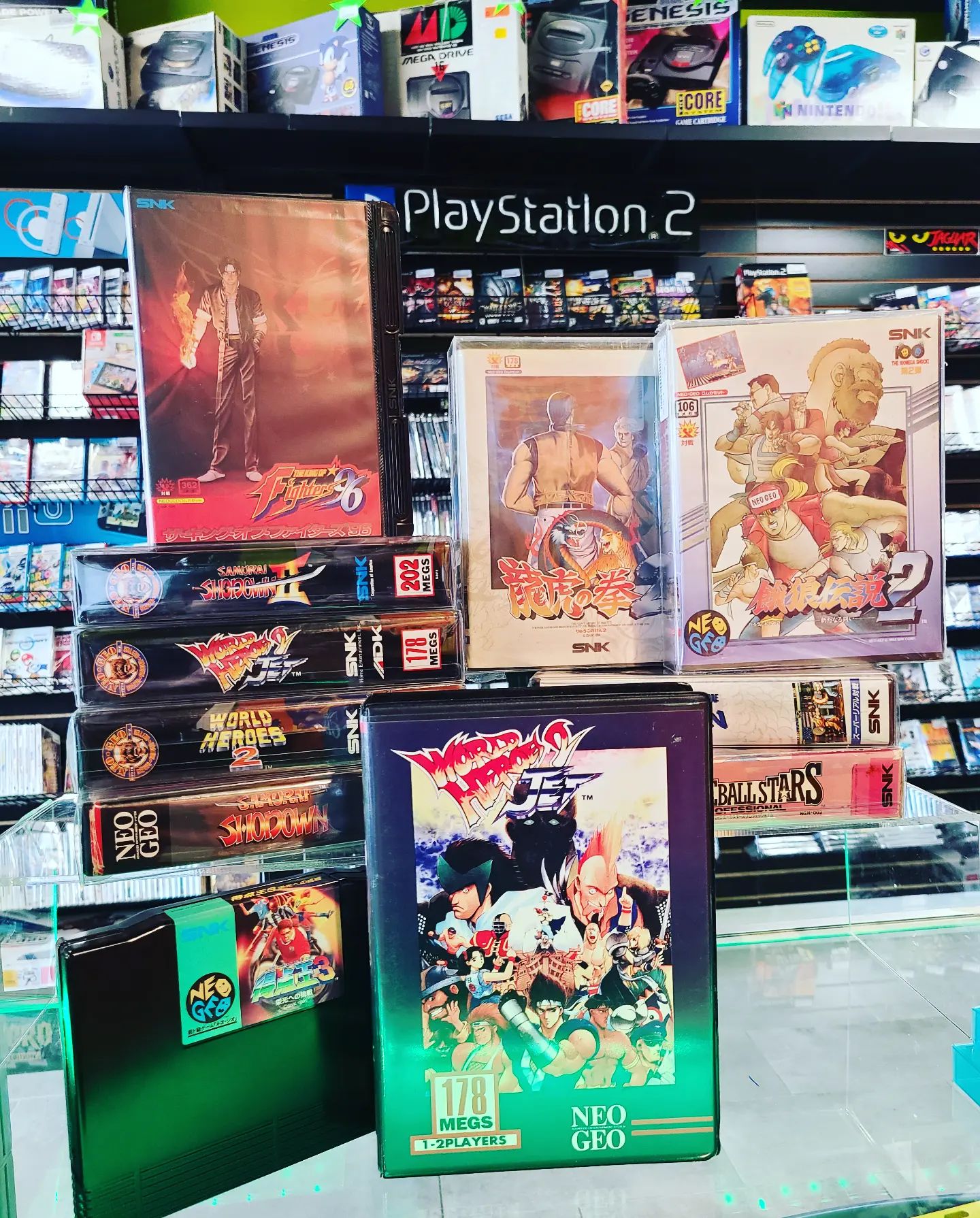 Retro Dimension - Some of our NEO GEO AES games that we...