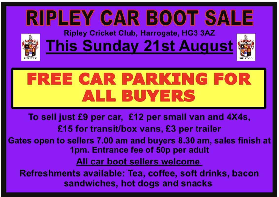 Ripley Car Boot Sale North Yorkshire | Harrogate