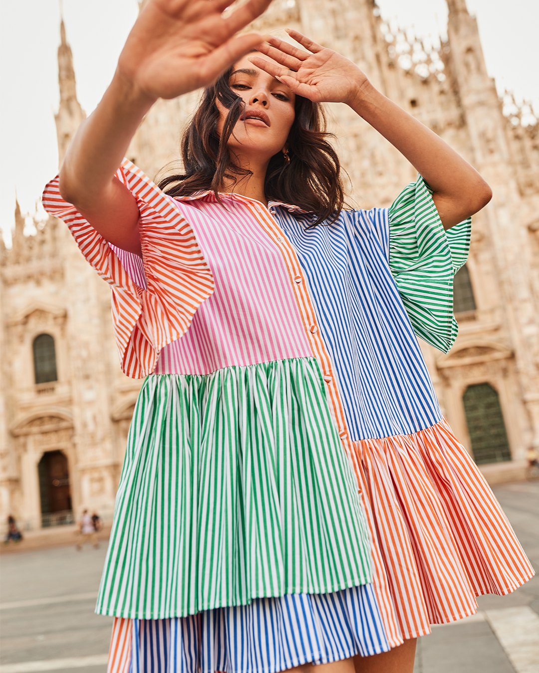 bohemian traders genoa dress Outfit refresher: The vibrant colours, the ruffles, the stripes. This Mini will be the star of any outfit. Click the link to shop > https://bit.ly/genoamini . . . #BTmyway #BohemianTraders # Web Collection: Eid Al Fitr forward details. Isla Fisher Short Purple Size:EU 45.5