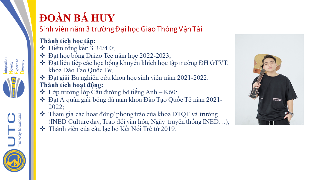 📢... - Khoa Đào tạo quốc tế INED - Trường Đại học GTVT | Facebook