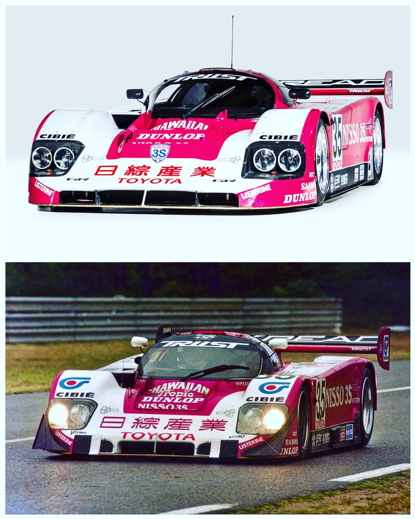 Art - The last turbocharged Toyota Group C, racing in the All Japan ...