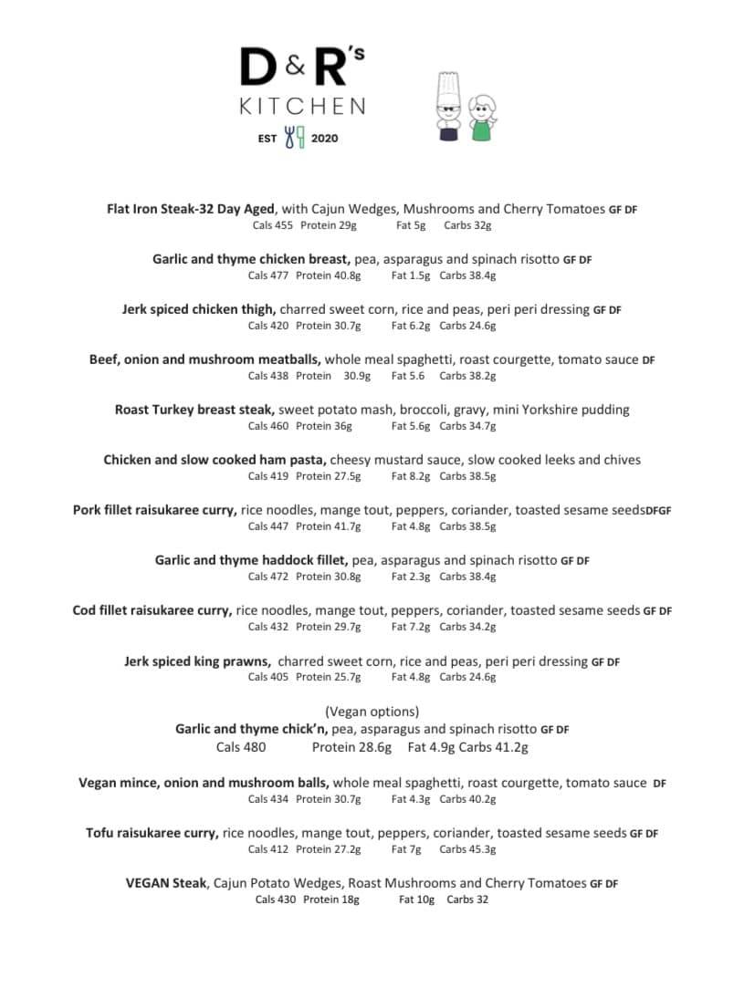 D&Rs kitchen - 💥NEW MENU💥 ☝️this menu is available for...