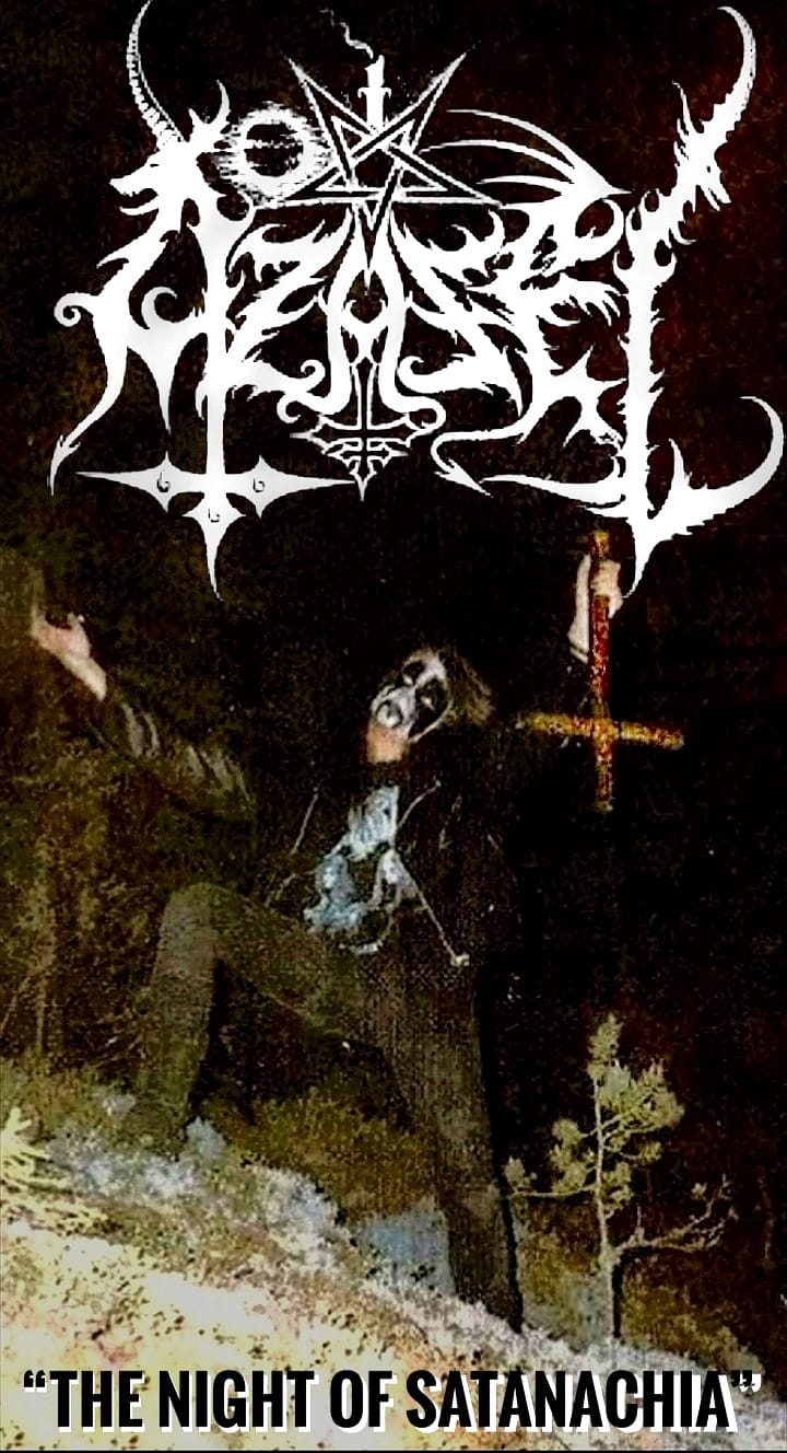 Azazel's The Night of Satanachia 1996 EP signed by Lord Satanachia