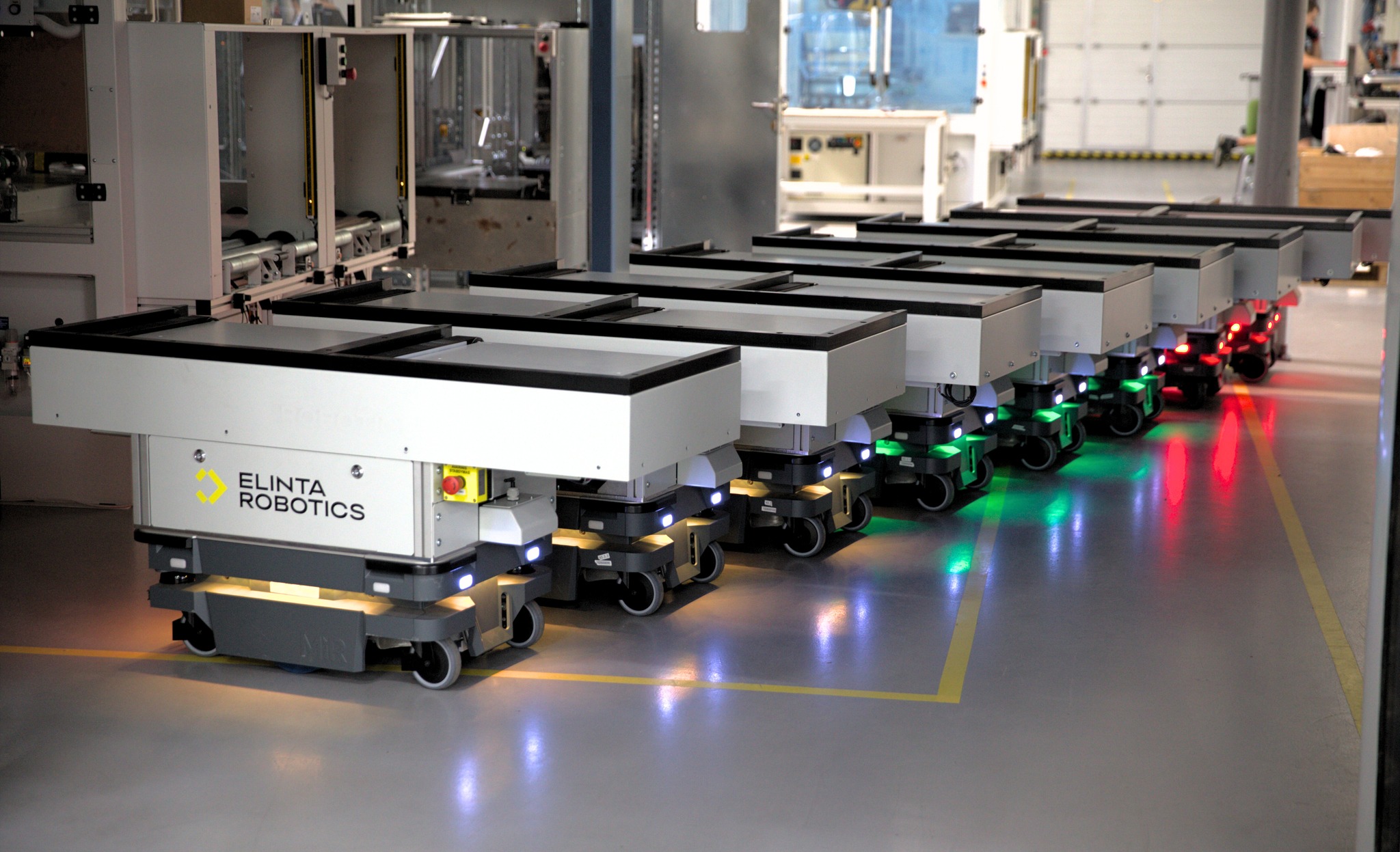 Elinta - 🚨 The future is here! 🚨 Check out our new army of AMRs ...