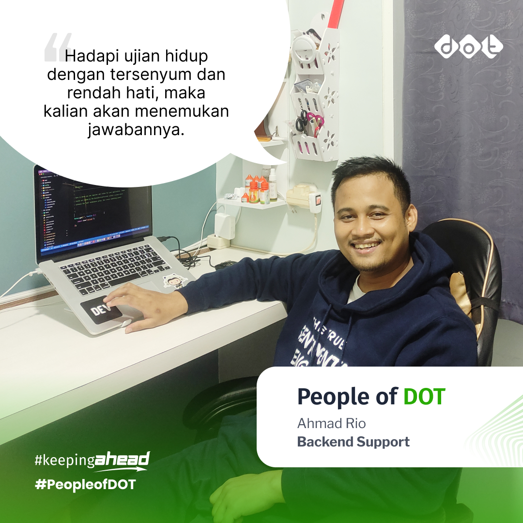 DOT Indonesia - Meet Ahmad Rio atau yang bisa kerap disapa...