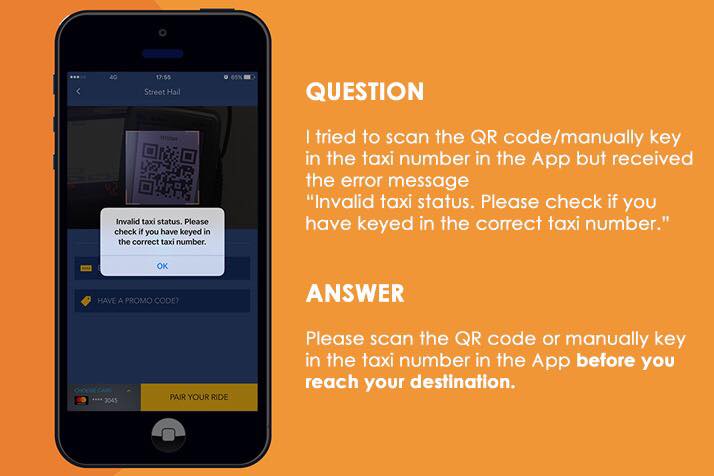 Here are some troubleshooting tips... - ComfortDelGro Taxi