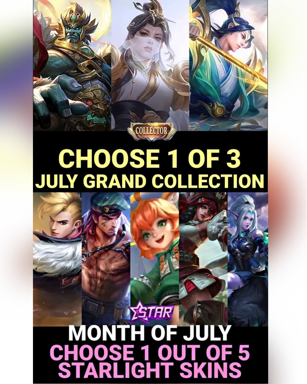 JULY 2022 Grand Collection Event Skin... - Argus Dark Angel