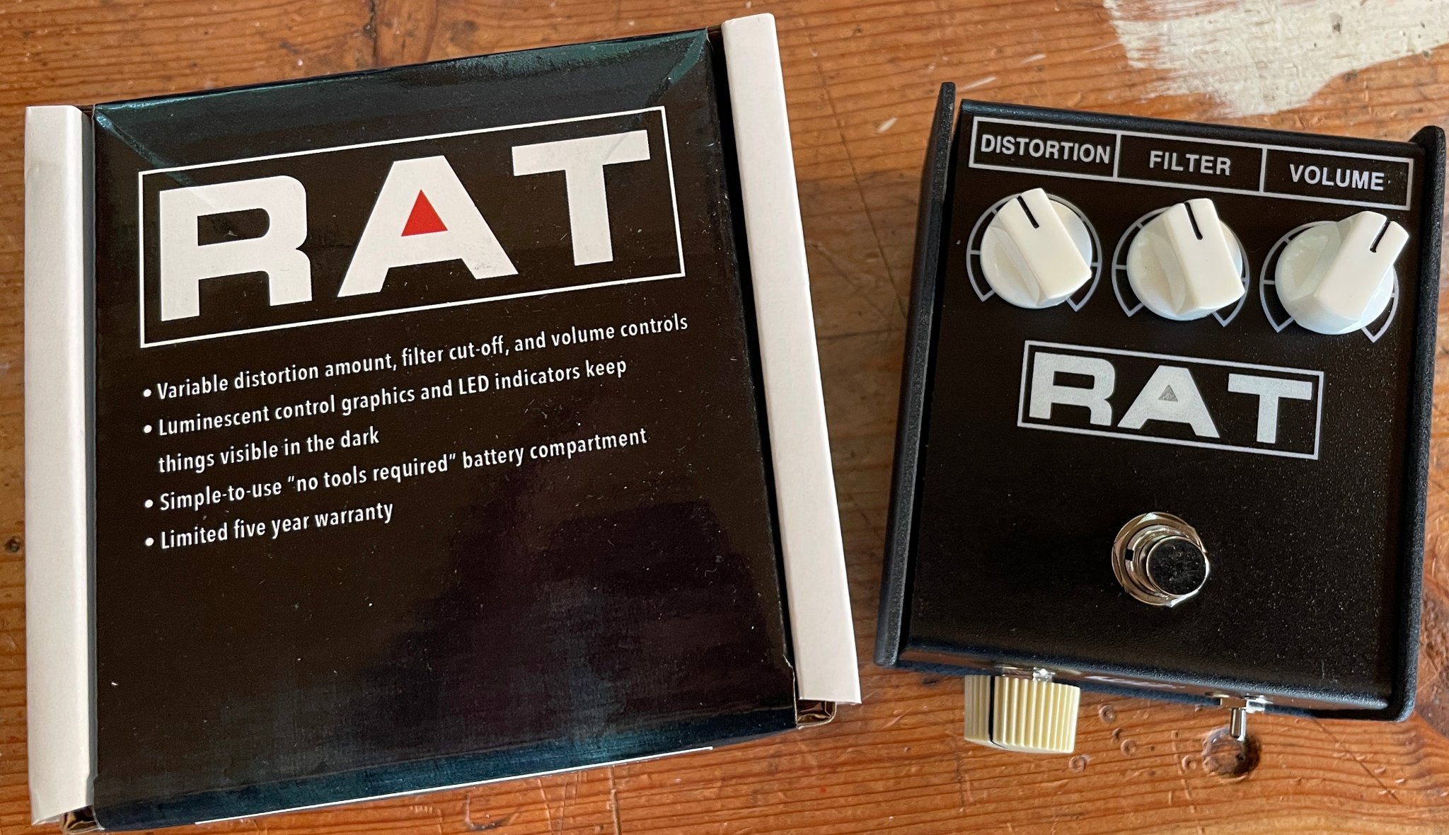 What's the difference between LM308N and LM308AN Proco Rat pedals?