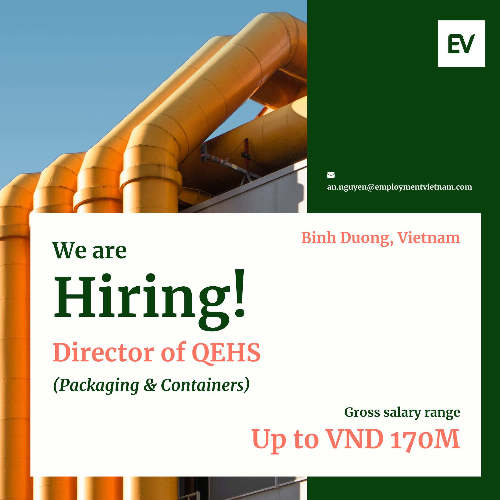 EV Search - 🌟 WE'RE HIRING! - Director of QEHS 🌟...