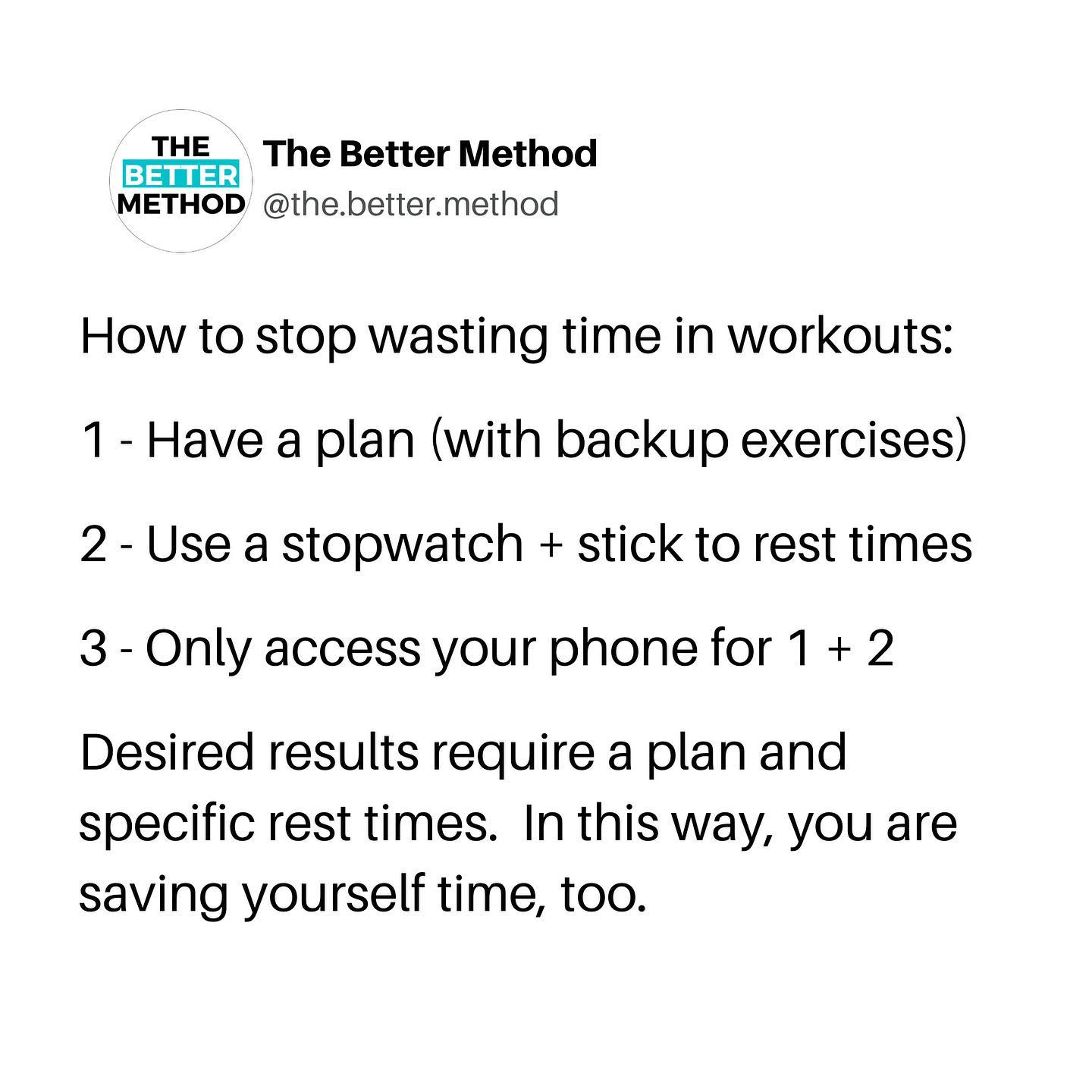 The Better Method