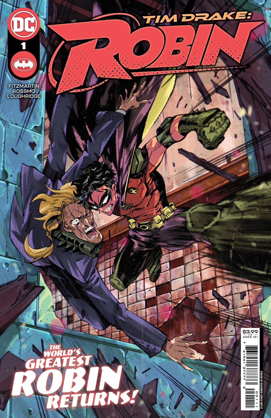 アメコミ　tim drake：robin #2 cover b dan mora アメコミ tim drake：robin #2 cover b dan mora Tim Drake Robin #2