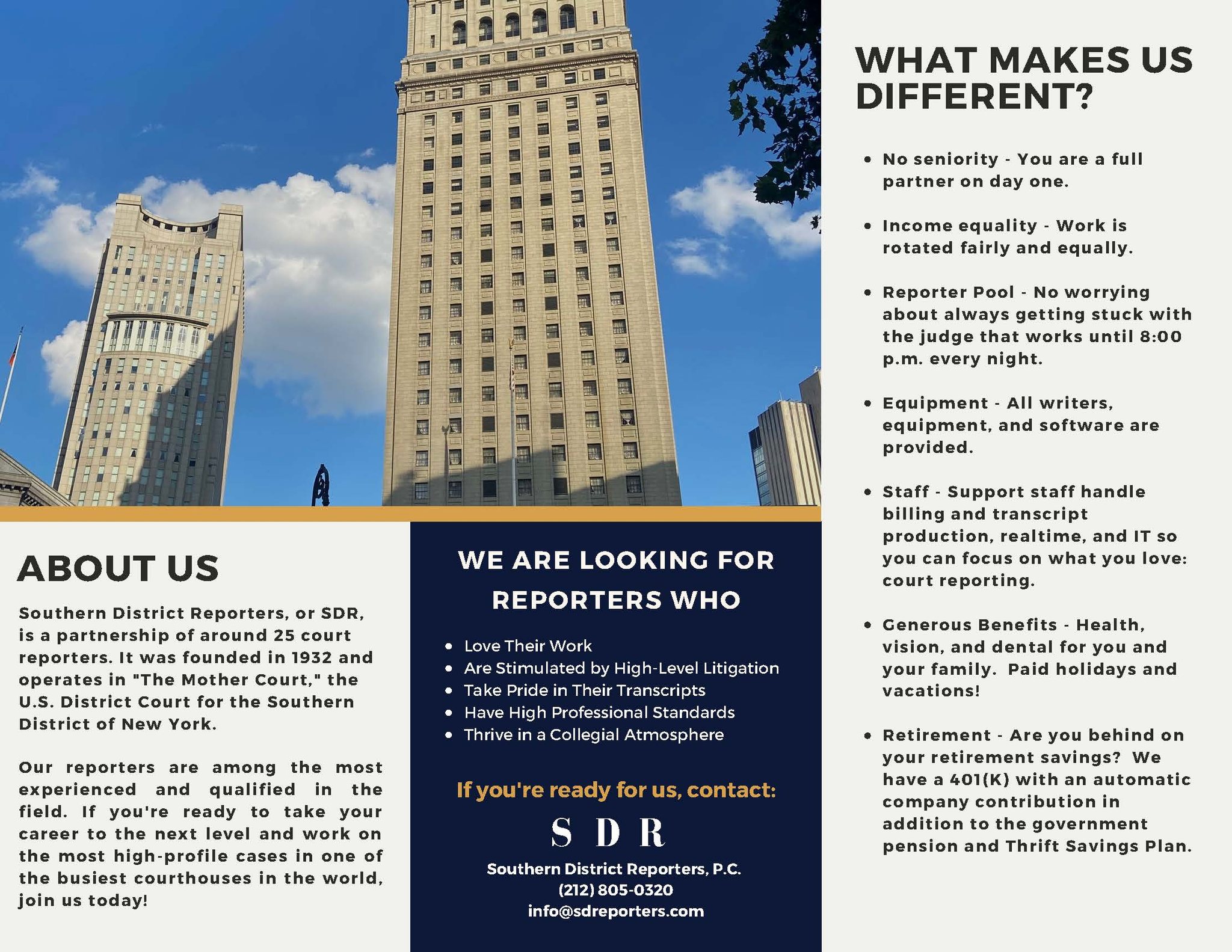 Exciting... - Southern District Reporters - Manhattan