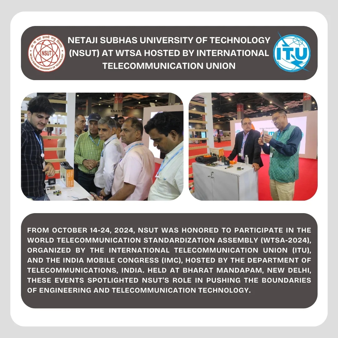 We are pleased... - Netaji Subhas University of Technology
