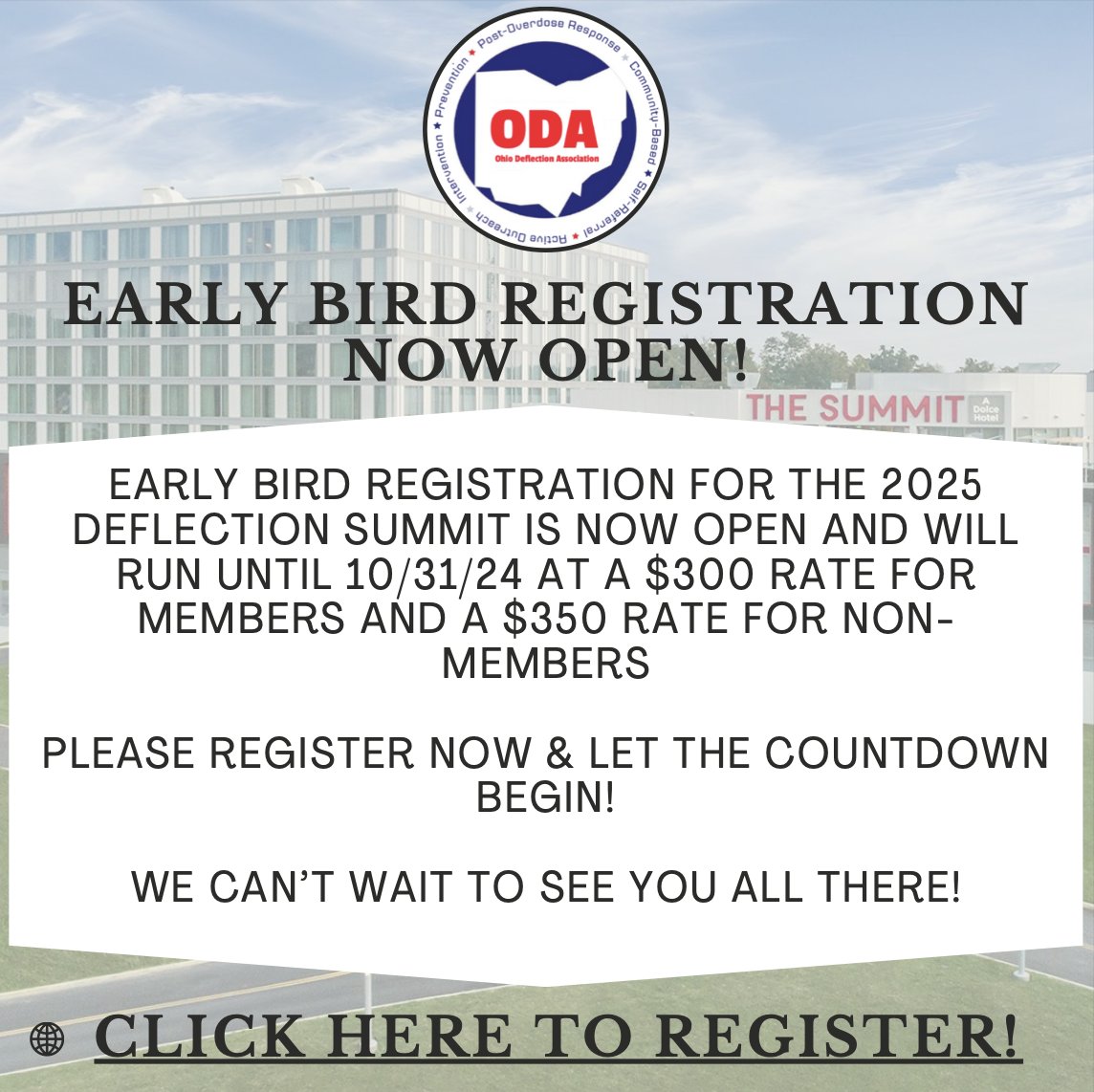 🚀 Early Bird Registration... - Ohio Deflection Association | Facebook