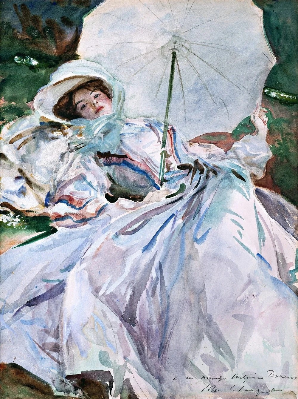 Lady with a Parasol 1900 John Singer Sargent (1856-1925)