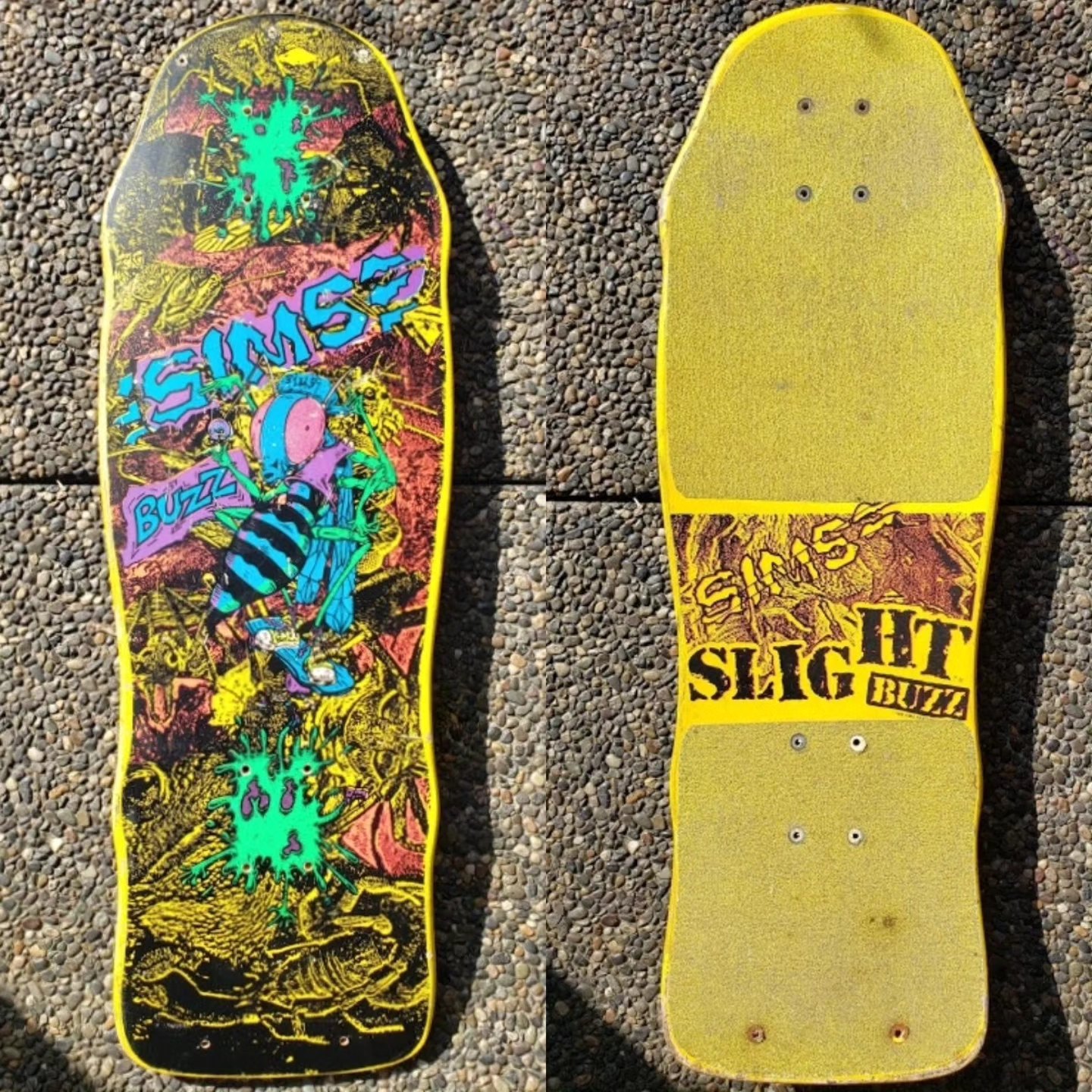 SIMS Slight Buzz オールドスクール　シムズ スケートボード Vibrant Sims skateboard for sale