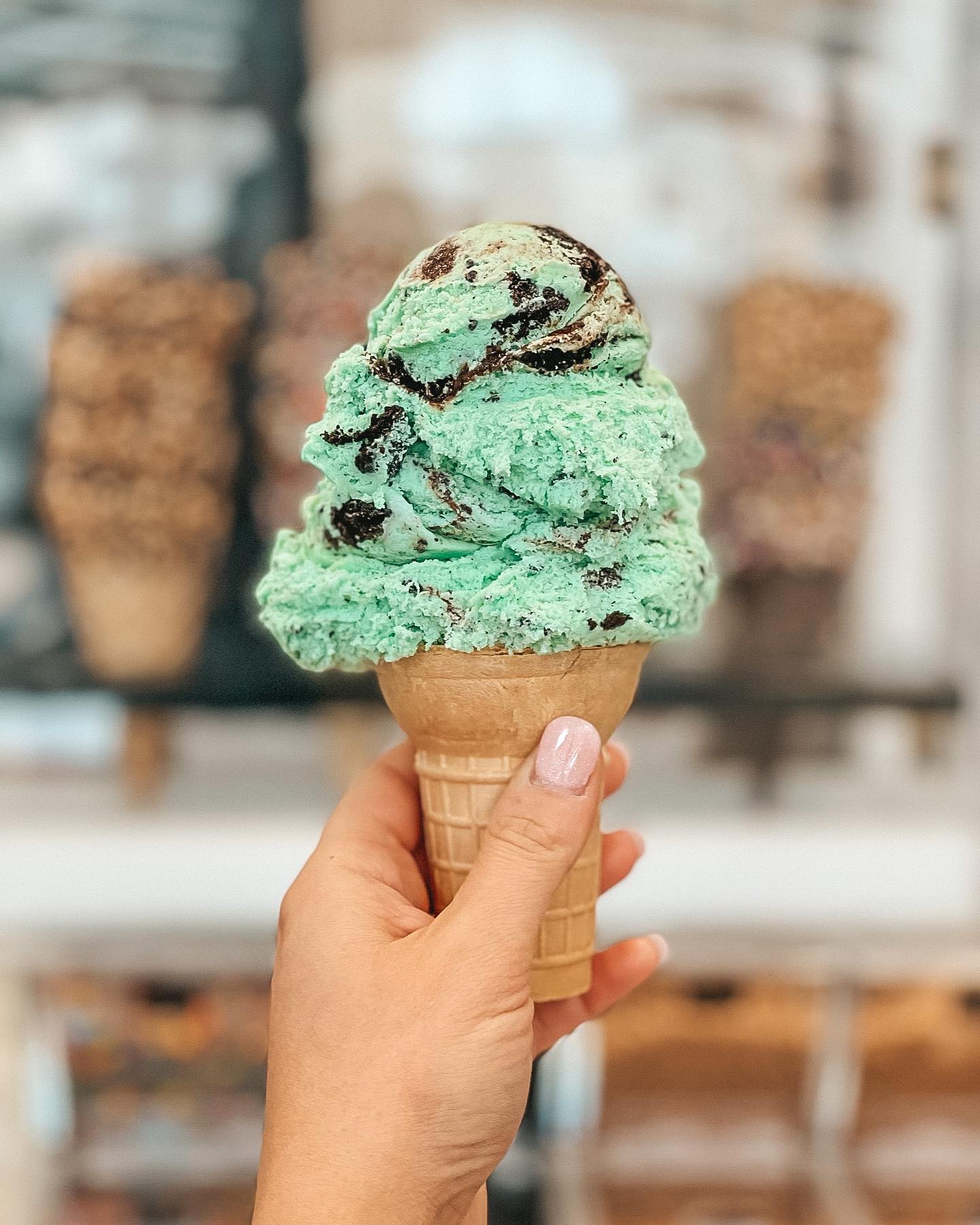 Hershey's introduces green mint grasshopper ice cream