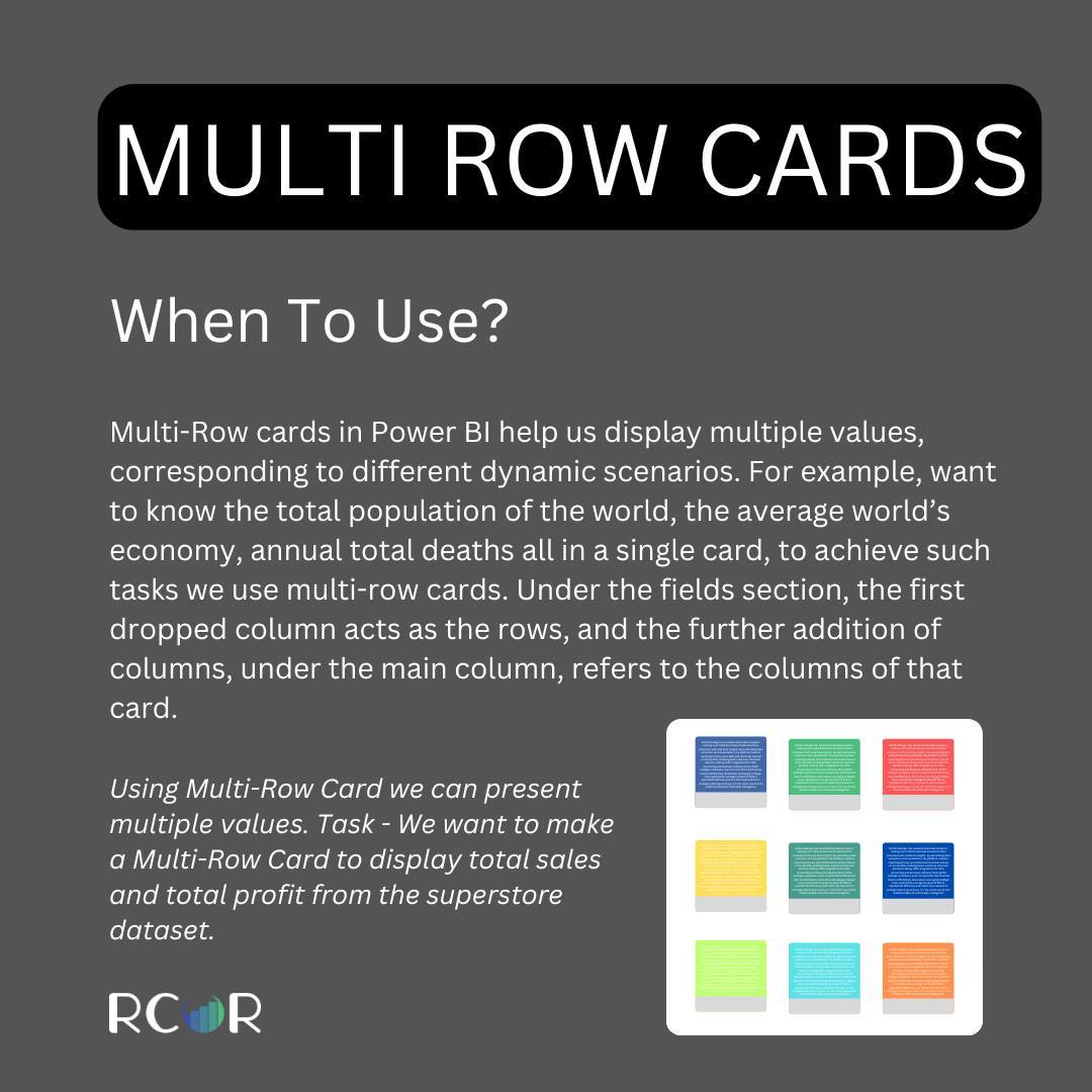 RCOR - See the Bigger Picture with Multi-Row Cards!