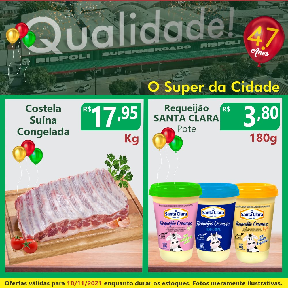 🛒 🎈🎉Aniver Super Rispoli 4.7!🎊... - Supermercado Rispoli | Facebook