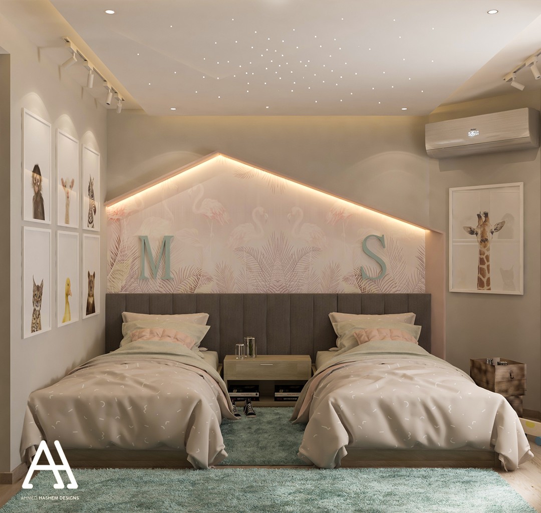 ⚫ Kids room Design by Ahmed Hashem... - Ahmed Hashem Designs